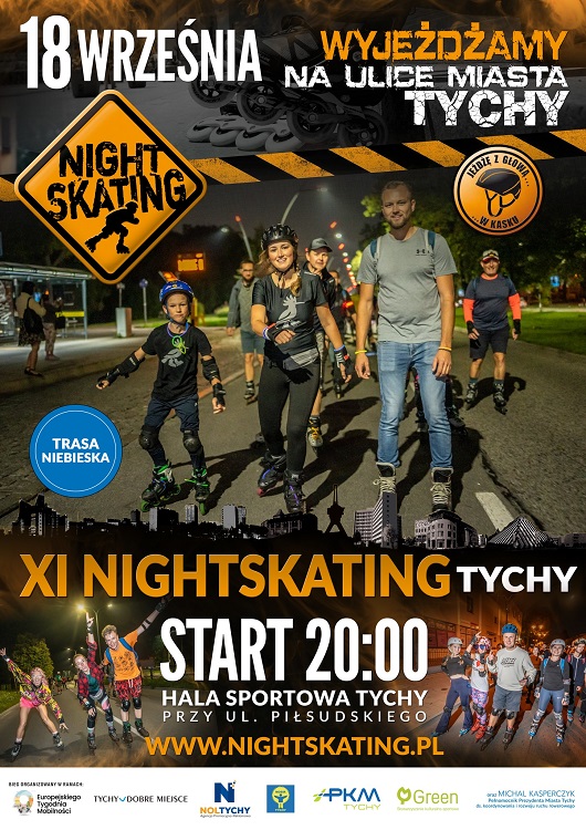 XI Tyski Nightskating – wybierz się na nocną jazdę już 18 września!