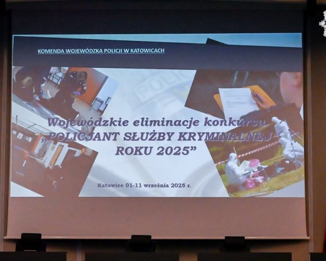 Tyscy policjanci na podium konkursu kryminalnego garnizonu śląskiego