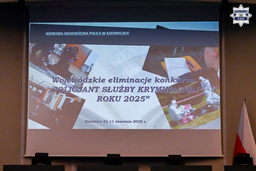 Tyscy policjanci na podium konkursu kryminalnego garnizonu śląskiego