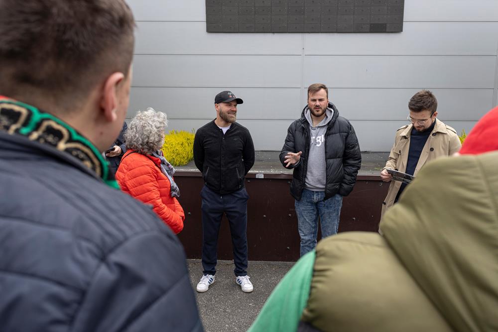 Stadion Zimowy w Tychach „od kuchni” – wyjątkowe zwiedzanie z Michałem Woźnicą - fotoreportaż