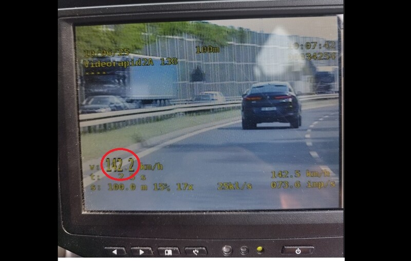 34-letni kierowca BMW zatrzymany przez Tyską Grupę Speed – mandat 2500 zł