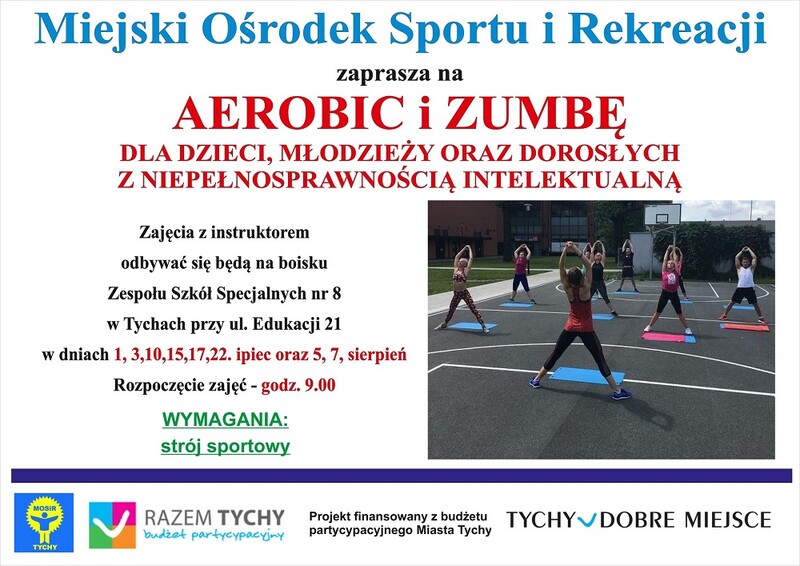 Aerobik i Zumba dla osób z niepełnosprawnością intelektualną – zapisz się już!