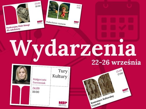 Co czeka nas w bibliotece w tym tygodniu? Zajęcia, spotkania i warsztaty na każdy dzień