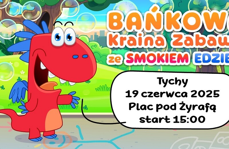 Dzień Kolorów, Smok Edzio i Festiwal Dinozaurów już w czerwcu w Tychach