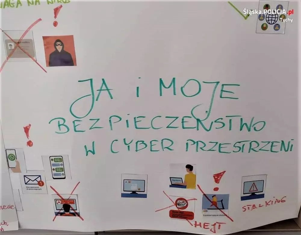 Prelekcje o bezpieczeństwie w cyberprzestrzeni w Tychach / fot. KMP Tychy
