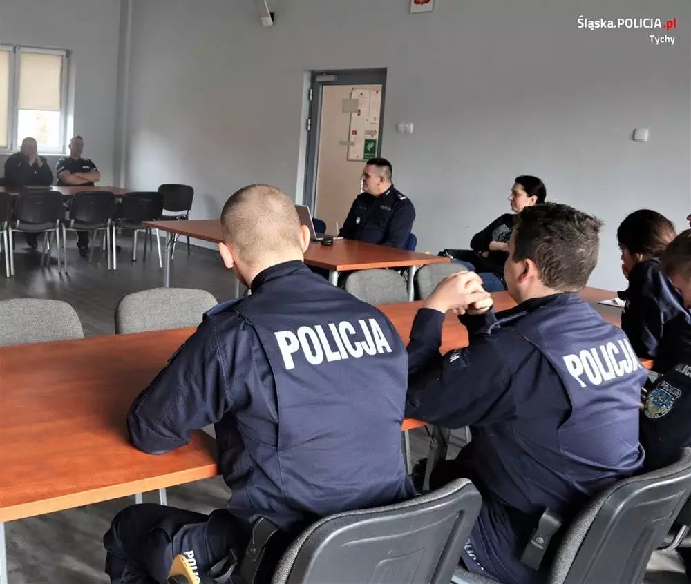 Przestrzeganie praw człowieka. Tyscy policjanci szkolili się w Katowicach / fot. KMP Tychy