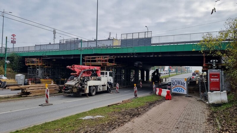 Rusza kolejny etap remontu wiaduktu na DK1 w Tychach – duże zmiany w organizacji ruchu