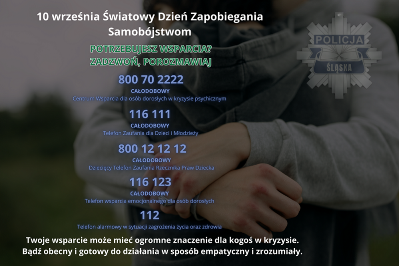 Światowy Dzień Zapobiegania Samobójstwom - jak reagować na myśli samobójcze?