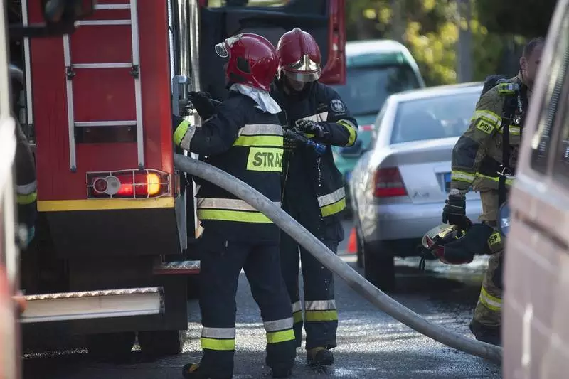 Tragiczny pożar w Tychach. Nie żyje 60-letnia kobieta