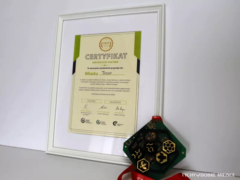 Tychy otrzymały certyfikat Ekologicznego Partnera!