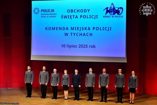 Tyscy policjanci uhonorowani z okazji Święta Policji