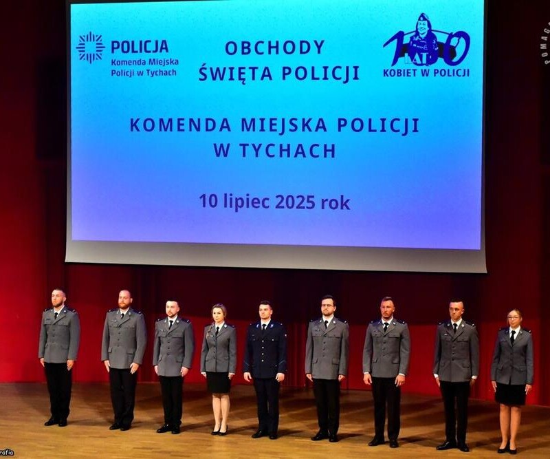 Tyscy policjanci uhonorowani z okazji Święta Policji