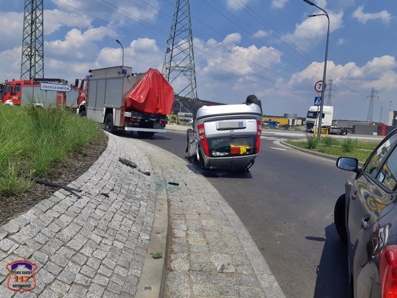 Wypadek z udziałem pijanego kierowcy